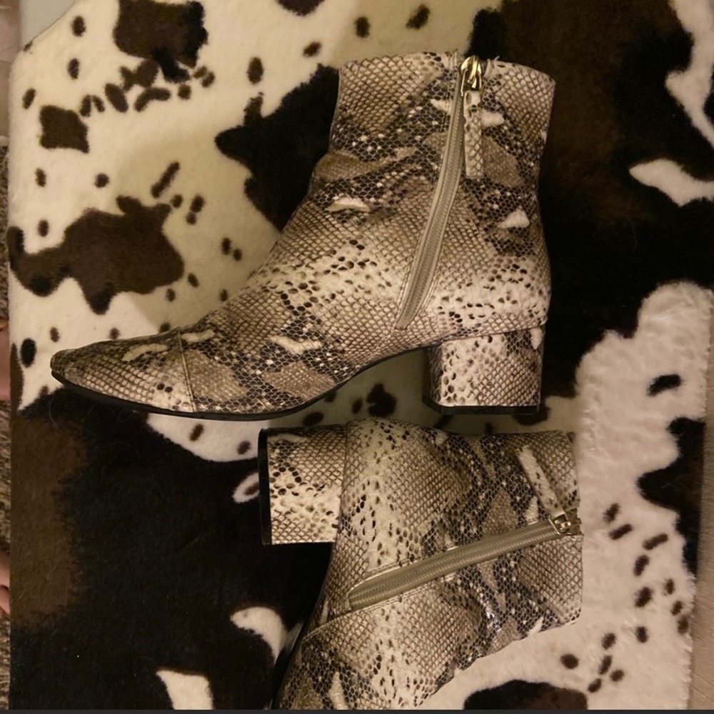 Snakeskin Zara boots